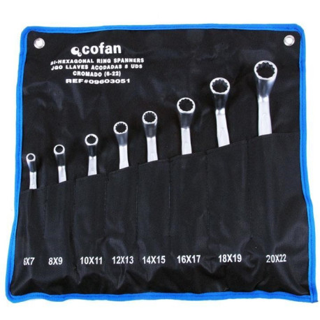 Set de 12 llaves acodadas